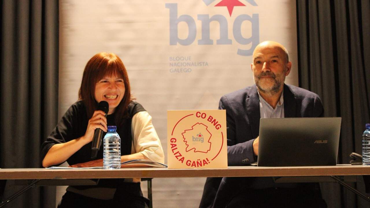 Mónica López e Néstor Rego