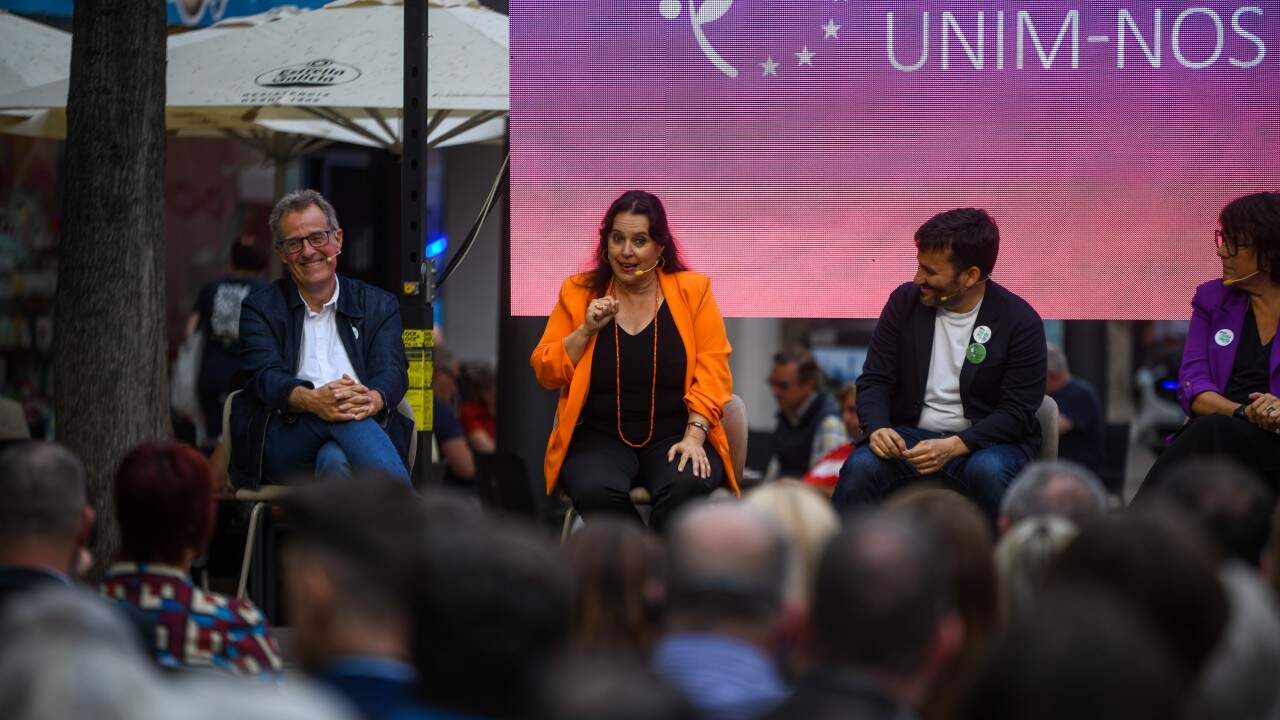 Ana Miranda intervindo na ALE